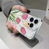 Transparent Tulip Flower and Star TPU Silicone Phone Case For iPhone 17 16 15 Pro Max 14 13 12 11 7 8 Plus XS X XR Air 17E Cover