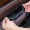 4ks Carbon Fiber Car Levá pravá Vnitřní klika dveří LHD Rukojeť vnitřního panelu dveří Pull Trim Cover pro BMW X3 X4 F25 F26