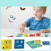 Children's Transforming Face Magic Cube Building Blocks Logic Thinking Training Large Particles Early Education Puzzle Toy