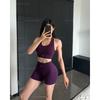 Easy to Wear! European and American Hip Workout Clothes Set High Sense Beauty Back Sports Bra Training Buttock Lifting Shorts Yoga Clothes
