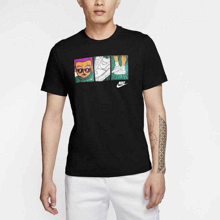 Nike T Shirts Men's Crew Neck Moderate CT6528-010