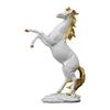 Realistic Horse Figurine Handcrafted Pony Resin Statue Simulated Farm Animal Sculpture Home Office Desktop Decoration Ornament