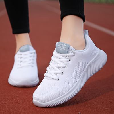 Sportowe, swobodne, siatkowe, damskie, do biegania, z miękką podeszwą, tenisowe, damskie, wygodne, letnie, oddychające, lekkie, wulkanizowane buty sportowe
