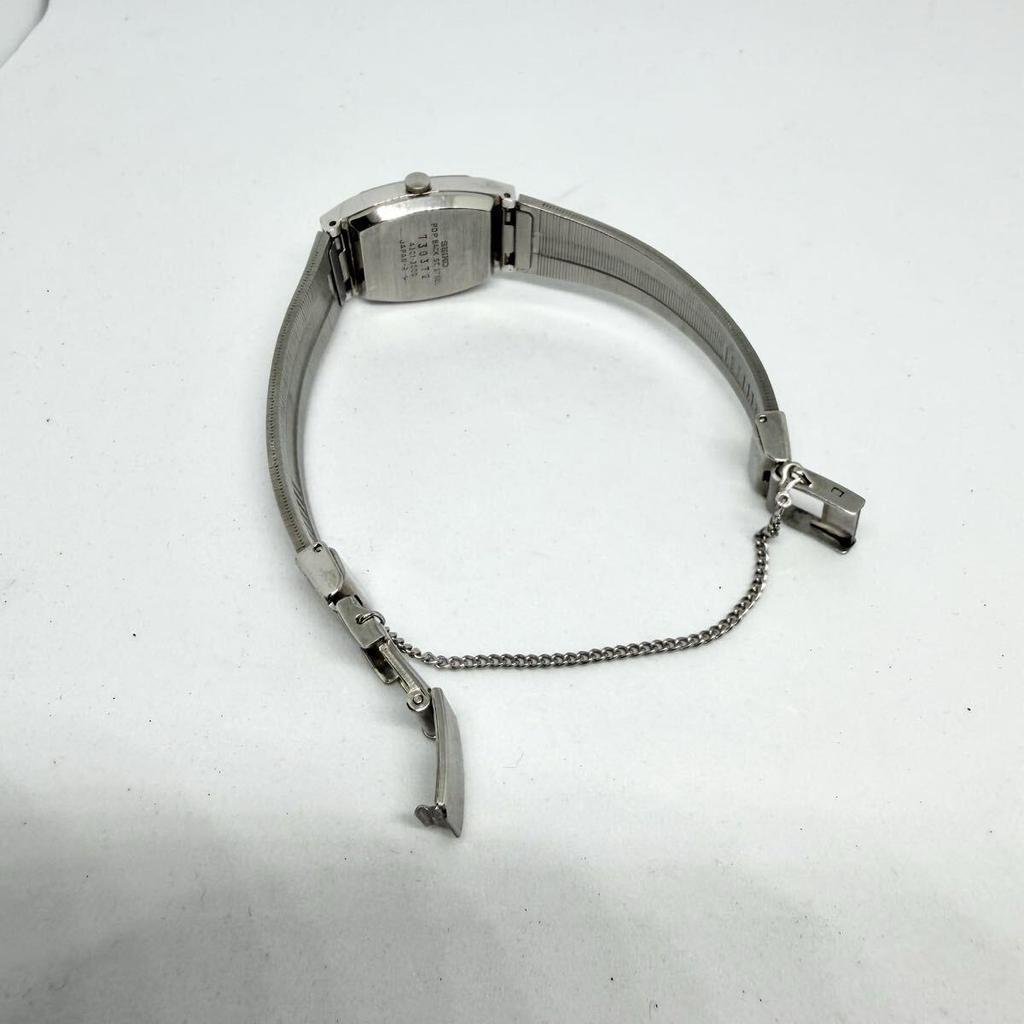 Used New Battery Replacement SEIKO Quartz Ladies Watch Square Vintage
