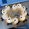 Halloween LED String Lights - Pumpkin, Spider, Ghost, Horror Decor, Marigold Colored Small Lights