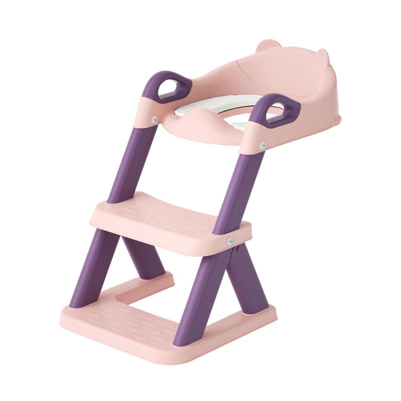 Children's Adjustable Toilet Seat with Stairs for Boys and Girls