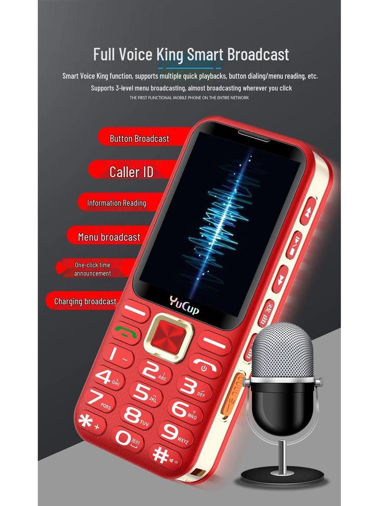Opera 4G Senior Mobile Phone: Large Screen, Radio, Big Speaker and Earpiece