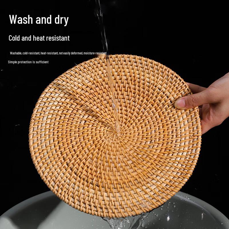 Handmade Rattan Woven Heat Insulation Mat