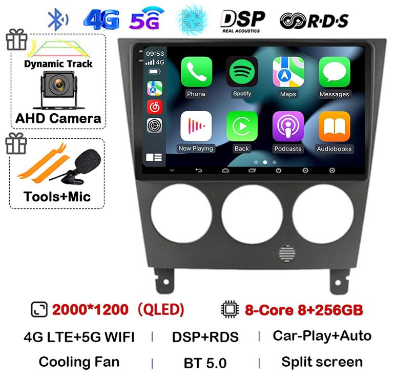 Android 14 Carplay Auto 4G Wifi For Subaru Impreza GD GG 2002 - 2007 Car Radio Multimedia Player GPS 360 Camera Stereo Head Unit