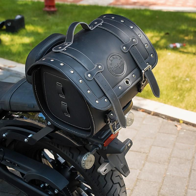 CFMOTO 450clc Upgrade: Anti-Fall Bumper, Retro Side Bag, Helmet Bag, Foldable Backrest, Luggage Rack