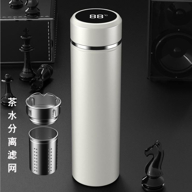 Stainless Steel Intelligent Temperature Measurement Thermos Cup with Tea Leak Portable Home Business Water Cup Gift Customized Cup