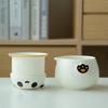 Guochao Panda Ceramic Travel Tea Set with Tea Caddy