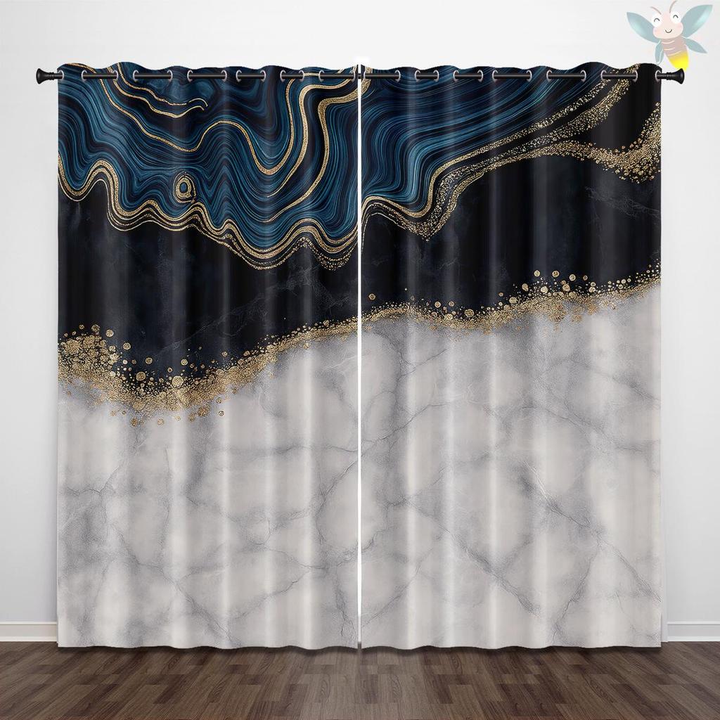 Bohemian Pattern Blackout Curtains, Custom-Made with Your Image, High-Precision Sun Protection, Thickened Polyester.