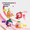Loopy Fruit Design Puzzle Blocks Kit Children Educational Creative Toys Gift