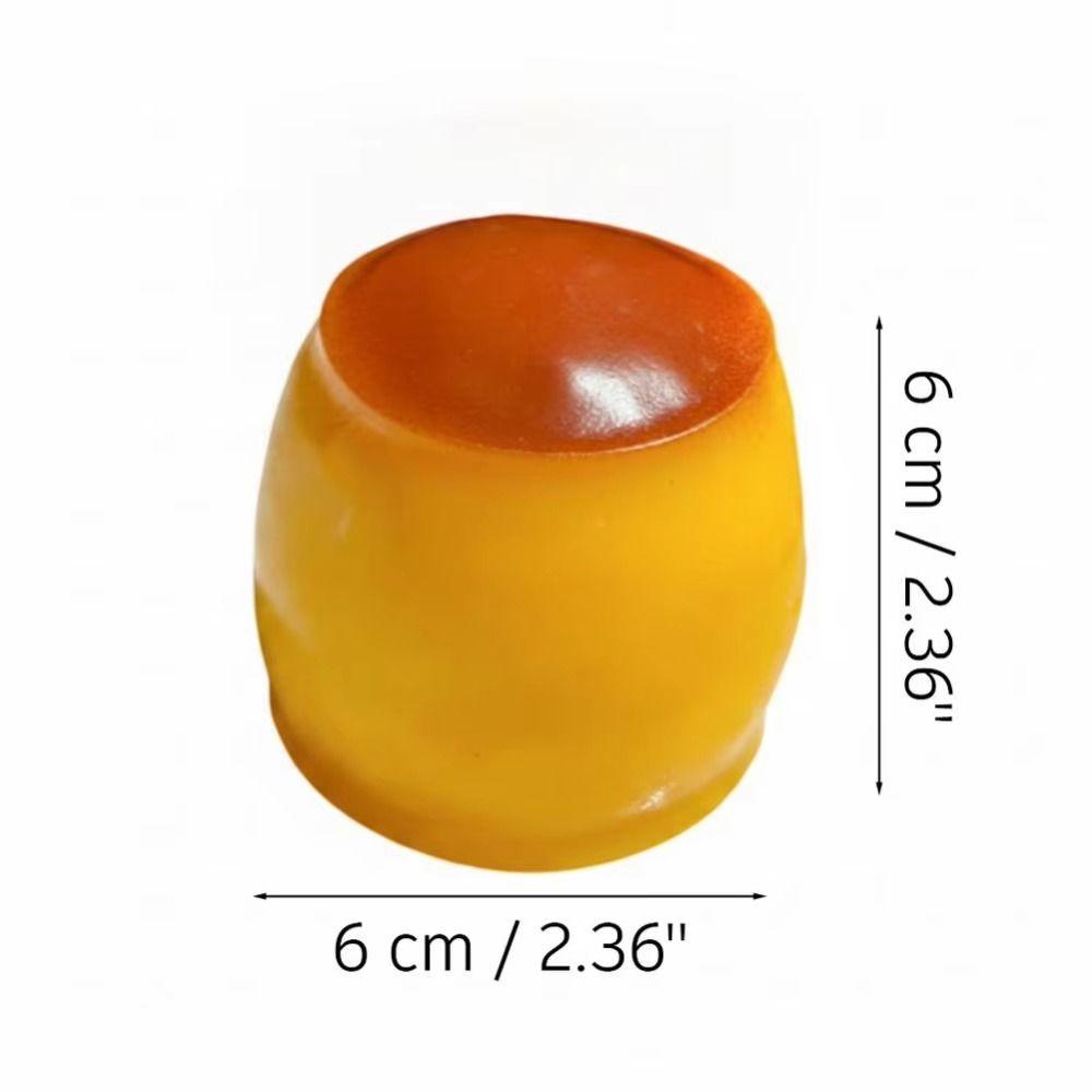 Caramel Squeezing Ball Fun Release Pudding Squishy Toy Fidget Pudding Handmade Ball Kids Adults