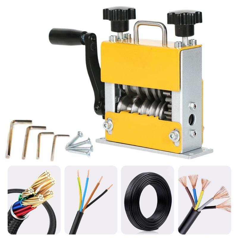 Manual/Electrical Copper Wire Stripper Cable Stripping Tool For Safe Efficient Diy Cable Stripping Recycling Projects
