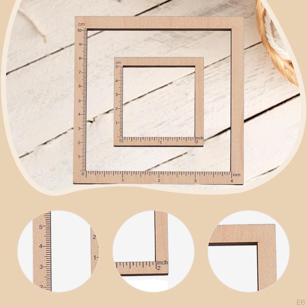 Strickmaschenprobe Lineal Zubehör, Praktische Häkelwerkzeuge für Café, Zuhause,