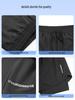 Men's Quick-Dry Swim Trunks: Running, Training, Beach, Double-Layer Anti-Embarrassment, Suitable for European and American Styles.
