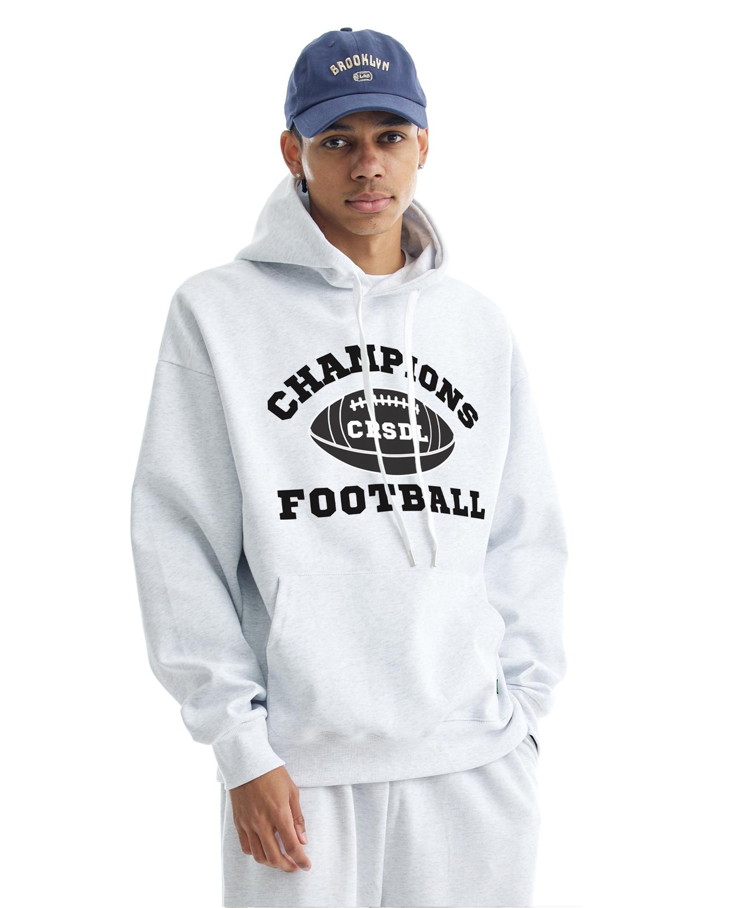 Худи с принтом Champion Football Lab 1984 Цвет: Светло-серый General M(1)