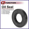 Rotary Shaft Seal Oil Seal Nitrile 70 Durometer Rubber 30x62x10mm 5 Pcs