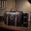 Motorrad-Seitentasche mit Beutel Ledersatteltaschen Braun für Motorradfahrer, Fahrer, Straße