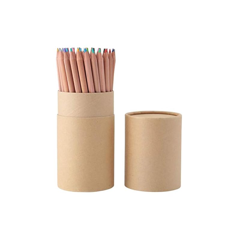 MUJI Colored Pencils, 60 Colors - in a cardboard tube case, Item No. 15355488