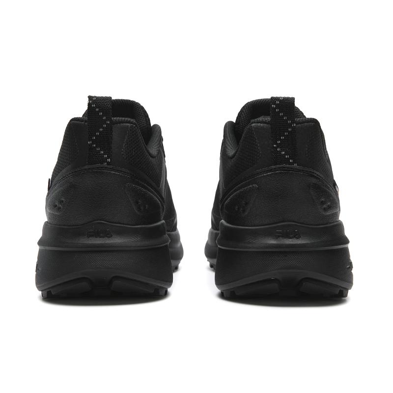 FILA NUVOLE 4 Cushioning Slip Resistant Abrasion Resistant Breathable Lightweight Low top Outdoor Shoes Men's Black A12M621205FBK