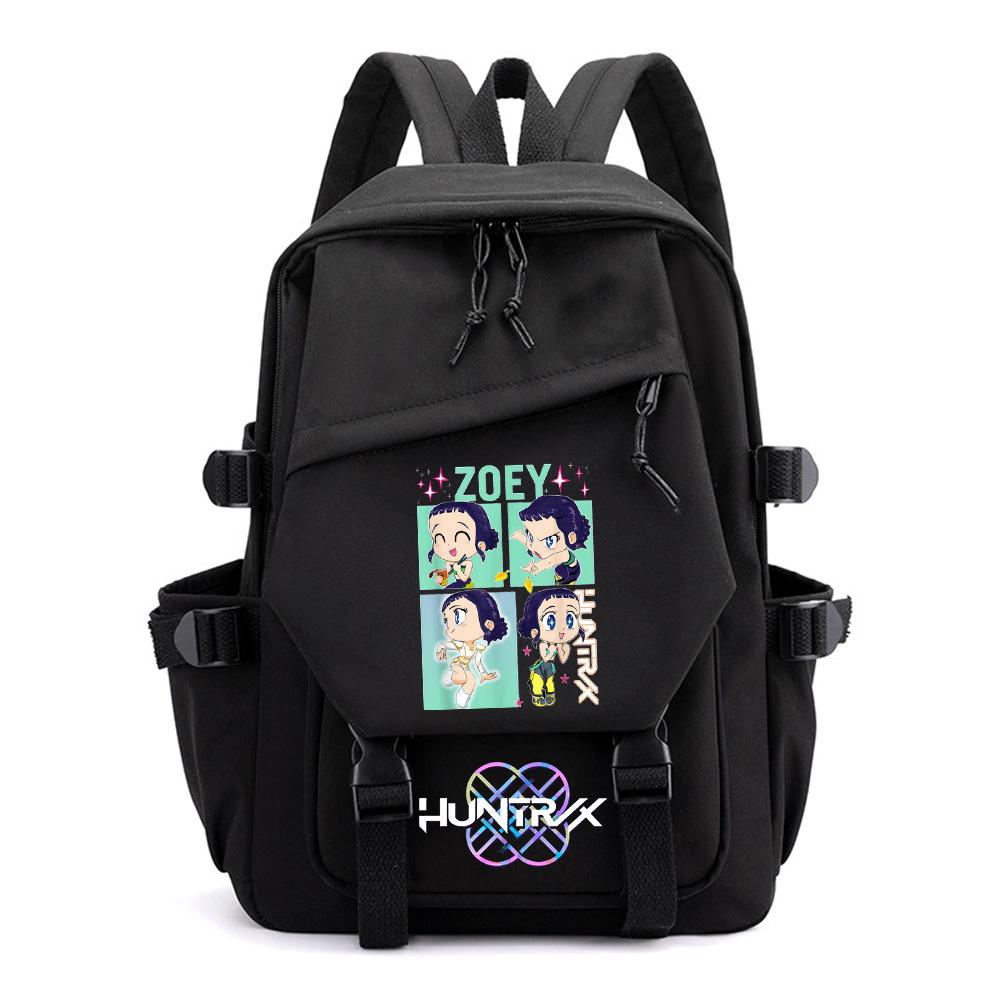Anime K-Pop Printed Waterproof Backpack for Teen Boy Gril Schoolbag Children Student Women Large Capacity Travel Bag Kid Gift Mochila