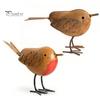 Decorative Bird Sculptures for Bedroom Rustic Metal Birds Decoration, Outdoor Garden Statue Ornaments, Unique Statues Birthday Gifts Distressed