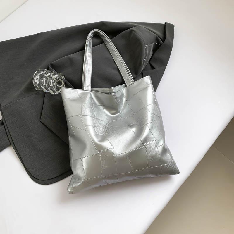 Stylish Large Capacity Women's Tote Bag 2024 New Fashion Casual Trendy Pu Shoulder Bag