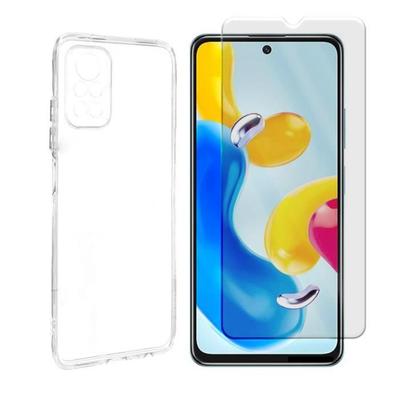 Protective Case - Yuan Yuan - Xiaomi Redmi Note 11 4G - Soft Silicone - 2 Tempered Glasses - Anti-scratch