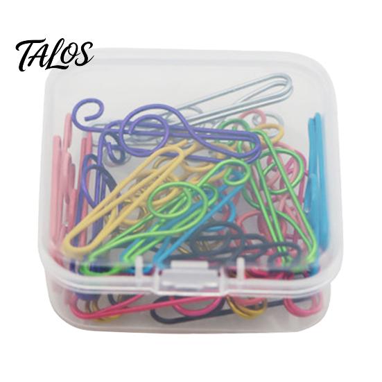 Creative File Fasteners Musical Note Paper Clips, Colorful Metal Treble Clef Decorative Cute Music Themed Gifts Fasteners, Bookmarks for Office