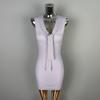 Korean Dongdaemun Slim Knit Dress - Sleeveless, Sash-Detail, Sexy & Elegant Femininity Style