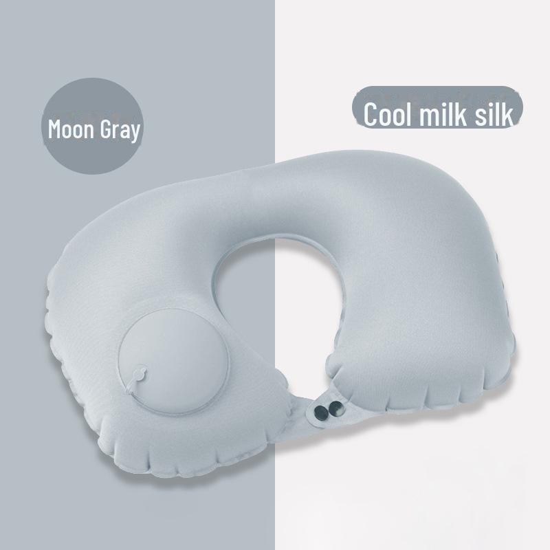 

Портативная надувная U-образная подушка для шеи для путешествий на свежем воздухе и обеденного перерыва