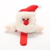 With Clap Circle Snowman Bracelet Plush Toy Santa Claus Christmas Doll Bracelet  Kids Toys Present