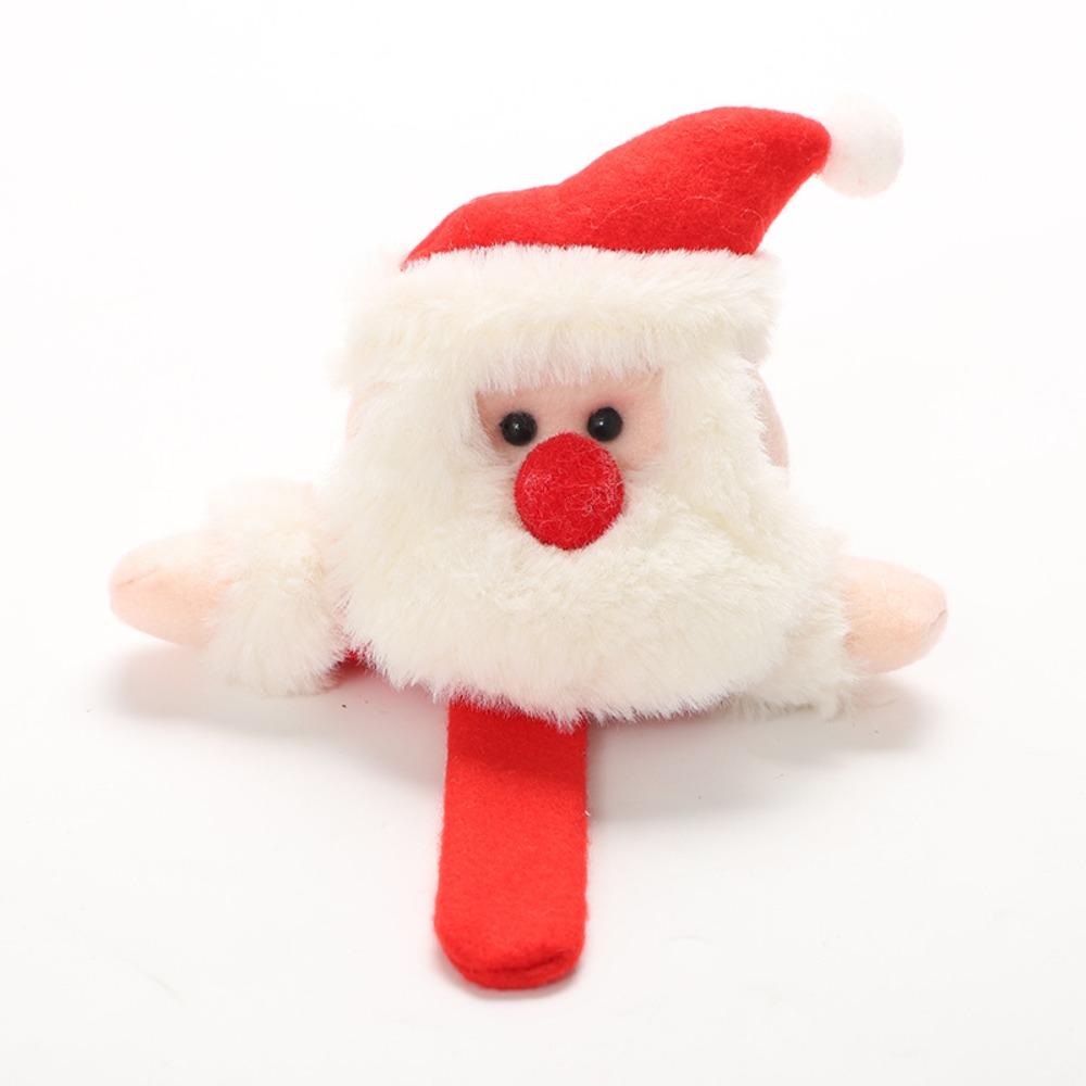 Santa Claus Christmas Plush Toy Bracelet Christmas Doll Bracelet  Children Wrist Accessories