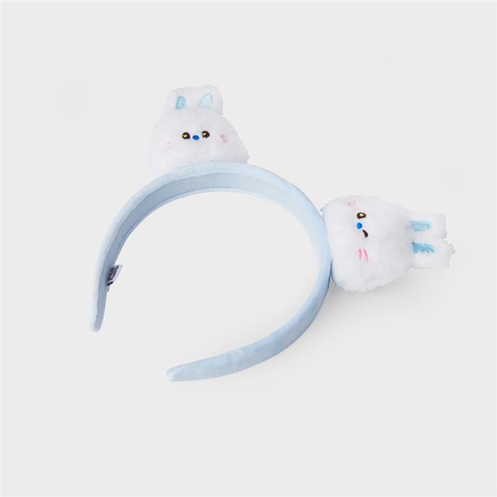 Bunini Plush Headband (White)