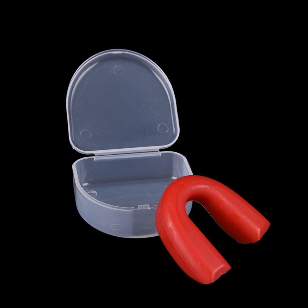 Brace Protection Rugby Sports Mouth Guard Teeth Protector Adults Mouthguard With Plastic Case Box
