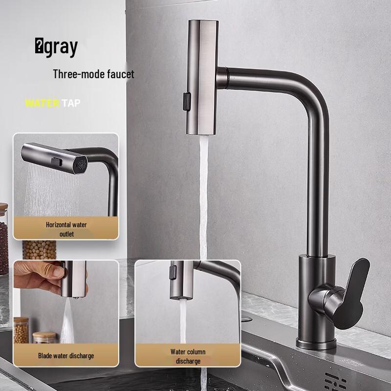 TLXT Feiyu Basin Faucet with Rotating Swing Arm