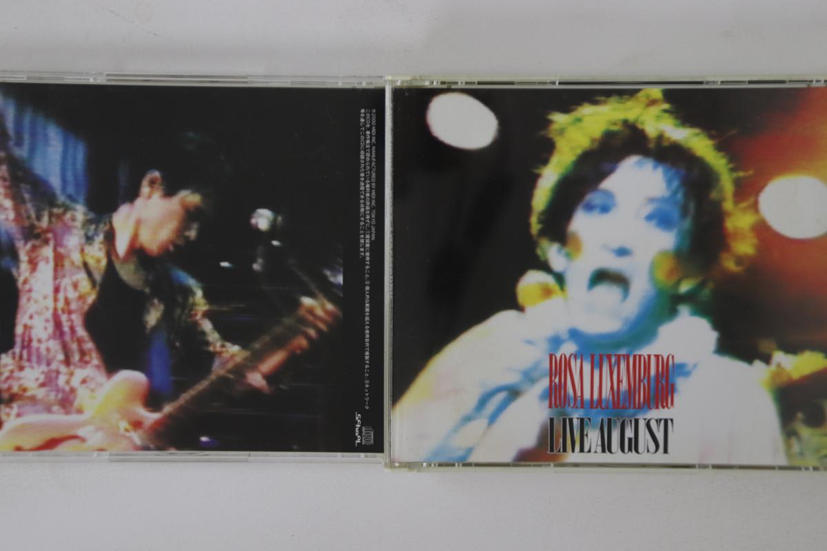 

CD ROSA LUXEMBURG - Live August MDCL13867 MIDI INC Japan Japanese Pop/Rock Used