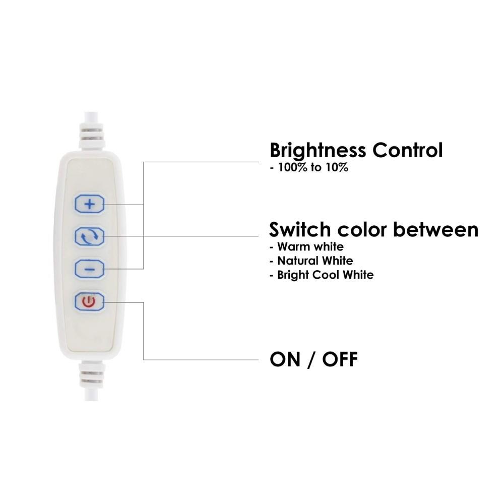 3-Color LED Camping Light Portable Hanging Tent Lamp Durable Dimmable Emergency Bulb  Outdoor