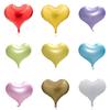 22 Inch Peach Heart Nylon Matte Valentine'S Day Wedding Birthday Party Aluminum Film Balloon Heart-Shaped Love Floating Air Ball