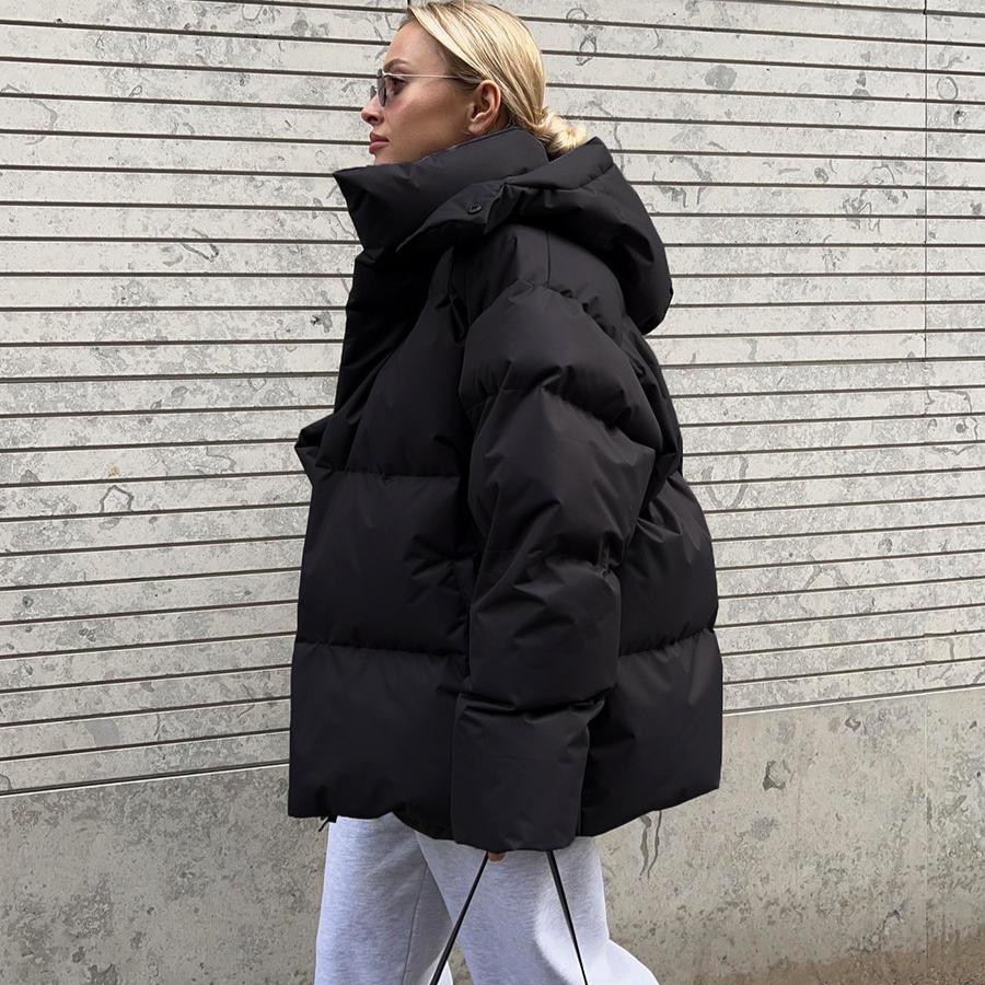 GMXIA Cotton Jacket Autumn and Winter Cotton Jacket Women Loose Cotton Jacket Loose Jacket Tops