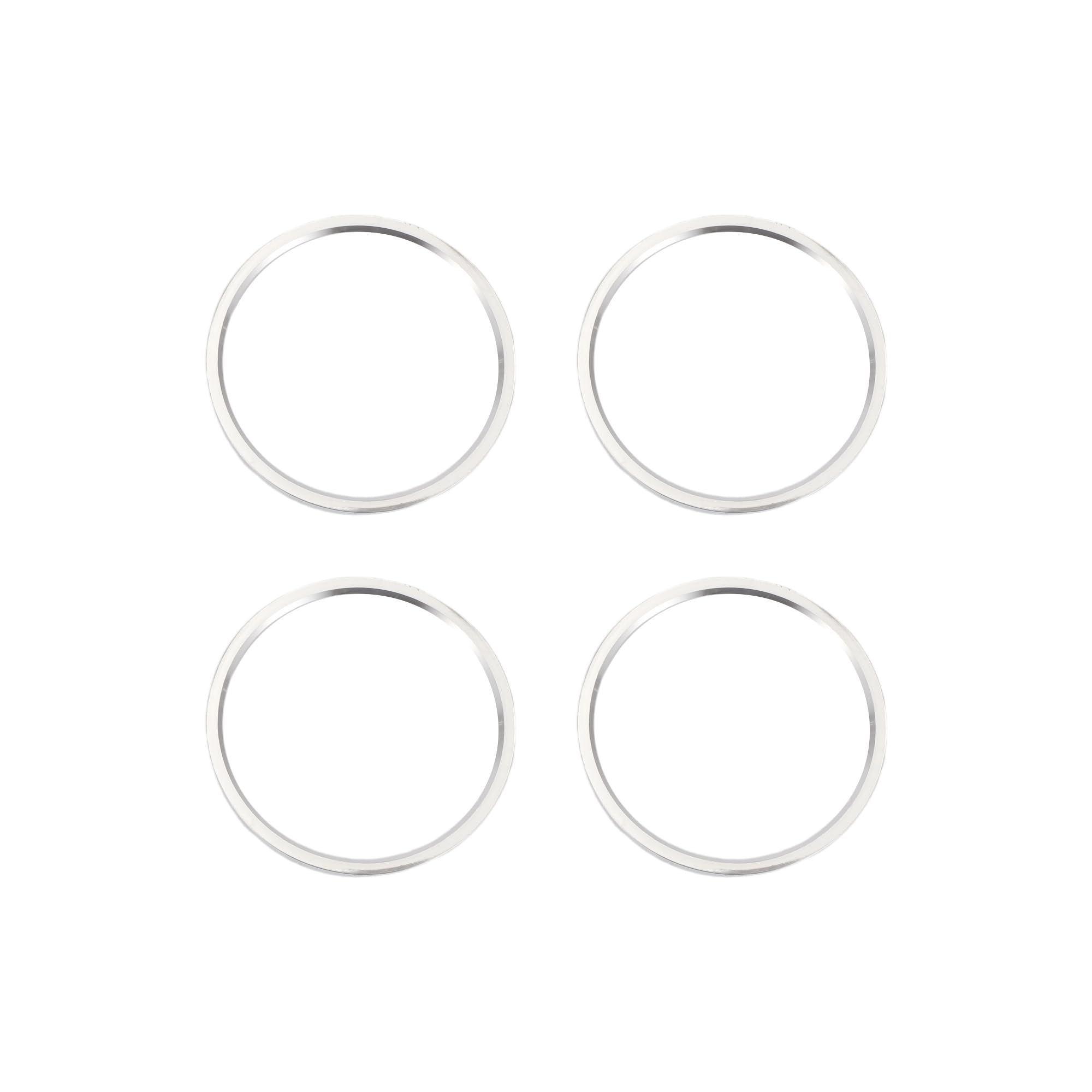 

INFINAUTO Hub Centric Rings, 110mm OD x 100.1mm ID, Aluminum Alloy, Silver Tone, 4 Pieces