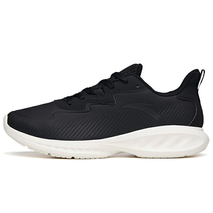 

new Anta Cushioning Anti Slip Wear Resistant Breathable Lightweight Coverage Low Top Running Shoes Men s Black White 40