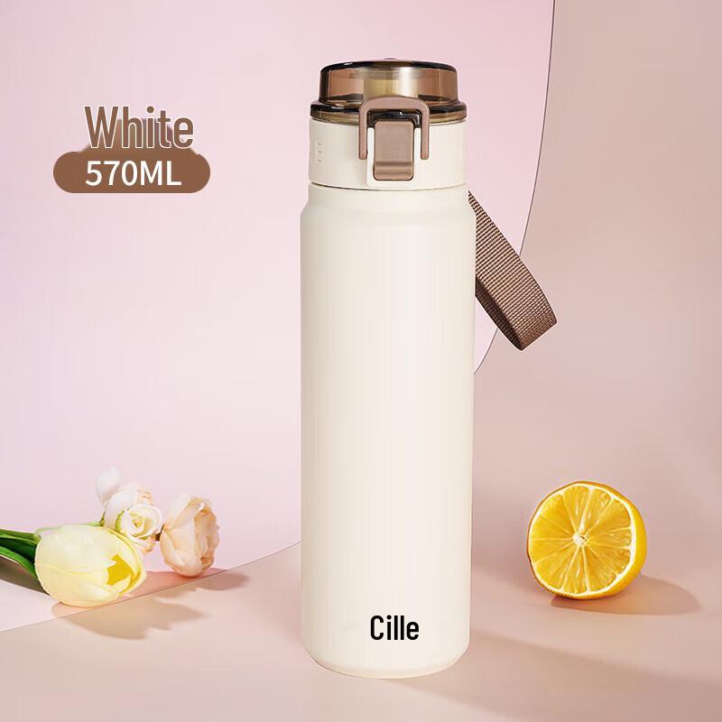 Cille 316 Stainless Steel Insulated Straw & Direct Drink Bottle