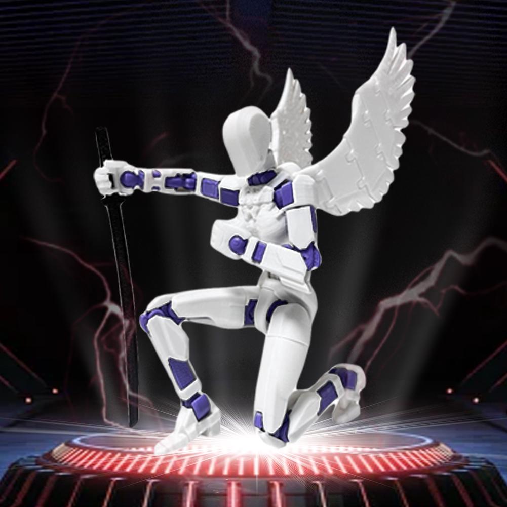 13cm 3D-Druck Beweglicher Shapeshift-Roboter Vollkörper Mechanisch Bewegliche Roboter-Dummy Kreative Geschenke für Kinder