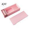 Handicraft Accessory Storage Clay Tools Kit, Powder Box with Sieve Brush Container, Art Studio Desktop Tidy Craft Organizer, Air Dry for DIY