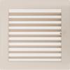 Vent Cover 22x22 Cream with Blinds