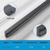 Modern Minimalist Gold Cabinet Handle, Light Luxury I-Shaped Black Drawer Pull